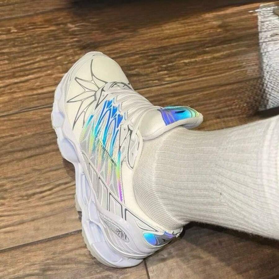 Promotion Tennis Wave Lotus Flower LS PRO 7 Chameleon Reflective Premium Soft Cushioning 12 Springs - PRO 7 WHITE - View 1