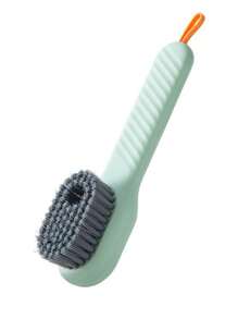 1pc Multi-Functional Shoe Brush With Liquid, Soft Bristle Shoe Cleaning Brush, For Shoes & Clothing, Household Use