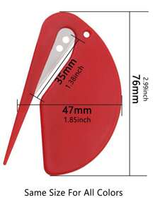 6PCS Macarons Envelope Opener - Letter Opener Envelope Slitter With Safety Concealed Sharp Blade For Women,Men,Office Worker,Graduate Students.Mail Opener For Home,Office,Postal
