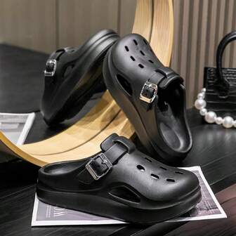 Women's Hollow Sandals, Non-Slip Summer Outdoor/Indoor Slippers, New Model Squeezing Feeling Beach Slippers