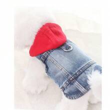 1pc New Hooded Harness Vest, Suitable For Small Dogs Like Poodle, Bichon Frise, Teddy, Spring/Autumn Pet Clothes