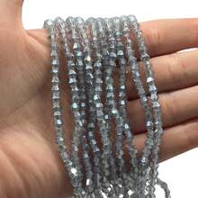 Crystal Balloon Strands 4mm Approx 87 Beads Per Strand For Jewelry - Diamond - View 3
