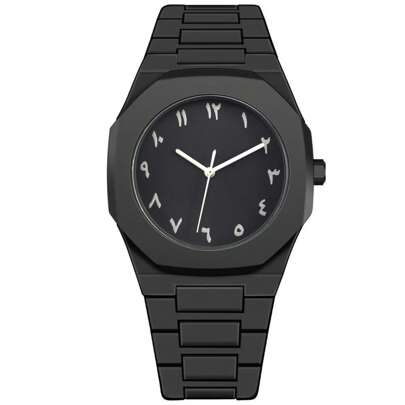 Relógio de luxo masculino 1 peça - Aço inoxidável, quartzo japonês, vidro mineral resistente a arranhões, fosco, esboço minimalista, relógio masculino elegante, edição especial