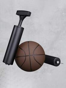 1pc Portable Invisible Air Pump For Inflating Balloons, Swimming Rings, Soccer/Volleyball/Basketball - Black - View 5