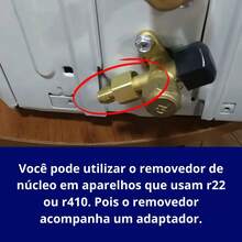 Extrator de núcleo de válvula de ar condicionado - Entrada do Brasil (127V) - Visão 7