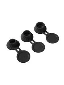3pcs Bottle Emptying Kit Cap For Upside Down Dispenser Shampoo Lotion, Saver Flipping Set With 3 Sizes Adapters, Leakproof Inverted Bottle Caps For Emptying Lotions, Shampoos, And Kitchen Condiments Back To School