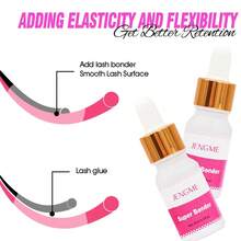Eyelash Extension Super Bonder Sealant Enhancer For Lash Glue Adhesion Boost Retention Improve Flexibility Professional Lash Supplies For Salon Or Home Use - 無色 - 查看 3