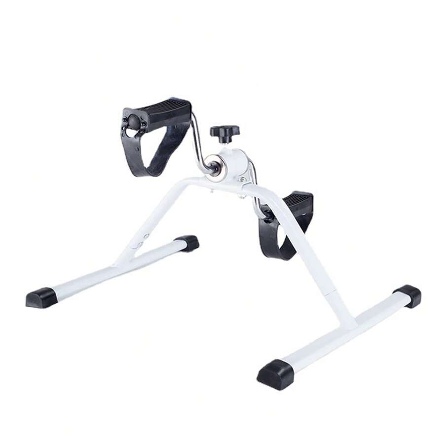 Mini Exercise Bike Pedal Exerciser Foot Hand Cycle Arm and Leg Exercise Peddler Machine - Blanco - Ver 1