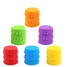 10pcs New Creative Silicone Beer Bottle Fresh-Keeping Cap, Silicone Sealing Cap, Creative Beer Sealing Artifact, New Sealing Tool, New Home Life, Kitchen Dining Tools For Daily Use, Suitable For Living Room, Kitchen And Other Places
