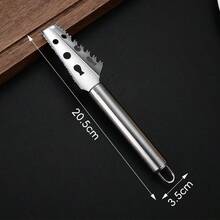 Multifunctional Fish Descaler, Thick Stainless Steel Fish Scaler Cleaner For Home Kitchen Seafood Tools - Silver - View 3