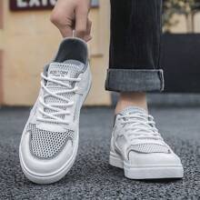 New Breathable Mesh Hollow Out Plus Size Men Shoes, Anti-Odor Cross-Border E-Commerce