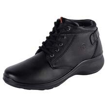 Verde Tabaco botines de piel para mujer 8011 color negro, perfecto para estilos casual y outdoor, ideal para el trabajo, caminatas o actividades diarias, botines mujer, calzado negro con tacón, estilo urbano chic,  botines de piel, calzado de mujer    Gótico  Vintage  Básico  Casual  casual        Casa  Exterior - Negro - Ver 3