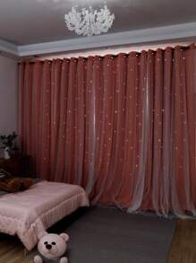 2 Paños Cortinas Blackout 2.30 X 3 M Habitación Sala de Cortinas para recamara Ventonas de negroconPaneles Draperie de de 91 pulgadas de largoúnica cortinas blackout de doble capa, 1 paneles con aislamiento térmico, cortinas largas y cortinas, 2 burg, oscurecimiento de la habitación, cortinas grises con ojales para sala de estar, recámara, ventana, exquisita y con un excelente efecto de sombreado Antifrío, Decoración,Insonorización, aislamiento térmico Artículos para Ventanas Cortinas, Muy adecuado para dormitorios y salas de estar, dormitorio, sala de estar, oscurecimiento a rayas,decoración del hogar, cortinas de ventana con ojales degradados,Antifrío, Cortinas Opacas de Estrellas para Salón, Decoración,Insonorización, aislamiento térmico Artículos para Ventanas / Cortina,creando un ambiente romántico(39 x 52 pulgadas ,52 x 84 pulgadas ,52 x 63 pulgadas,59 x 90 pulgadas  negras, azules, grises, rosas, beige y otros colores sólidos)Diferentes tamaños para que elijas