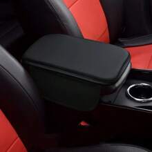 1 pièce de coussin d'accoudoir de boîte Napa tout saison pour l'intérieur de la voiture, fine protection de la boîte d'accoudoir centrale avec sacs de rangement des deux côtés, convient à la plupart des modèles de voiture