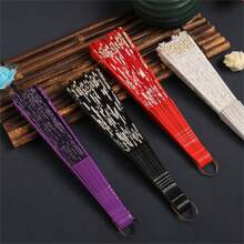 Vintage Cherry Blossom Folding Fan - Perfect For Performances, And Hanfu Photography