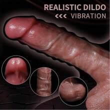 Thrusting Dildo Realistic Huge Penis Vibrator Sex Toys With Suction Cup, 4IN1 Thick Dildo With Thrusting Swing Vibrating And Heating Modes Remote Control Big Dildos Vagina Stimulation Anal Pluge For Women Men