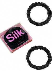 SUNCDELV SLIK 100% 纯真丝纯色发圈，高品质发绳（22毫米），女士发饰马尾辫发圈，适合节日、旅行、生日等场合。 - 彩色 - 查看 20