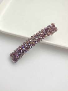4/5 pezzi Fermagli per capelli da donna con strass, colore unito, semplici per la frangia, dolci e carini, versatili, adatti per outfit da spiaggia e viaggio, uso quotidiano, scuola