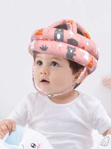 1 pieza Gorra anti-colisión para bebé, sombrero protector anti-caídas para niños pequeños, transpirable y lavable, adecuado para todas las estaciones