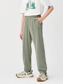 Balabala Kids' Quick-Dry Summer Pants, Breathable & Lightweight - Earthy Green - View 3