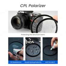 67mm Camera Lens Polarizing Filter Gradient Color Phone Filter Phone Lens Filter Clip Compatible With Iphone Android Phone For Summer Vacation, Travel, Creative Photography Phone Accessories