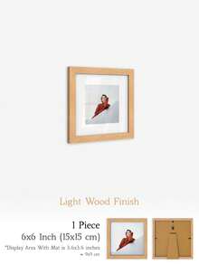 XXBANZHUAN 多种尺寸方形相框：30x30厘米/25x25厘米/20x20厘米/15x15厘米/13x13厘米/10x10厘米 | 6种现代饰面（哑光黑/浅木色/棕色/金色/白橡木色/米色） | 防碎高清亚克力玻璃，配有锯齿挂钩，方便墙面安装 | 适用于家居、办公室墙面和桌面展示 | 婚礼、生日、乔迁之喜的独特礼物