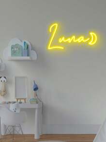 1 sztuka, niestandardowy neonowy znak LED dla dzieci - 9 stylów wzorów do wyboru, prezenty dla dziewcząt i chłopców, spersonalizowana dekoracja pokoju, prezenty neonowe, kolorowe neonowe znaki 3D, niestandardowe neonowe znaki, stylowe prezenty świąteczne, nowoczesne, kolorowe, kawaii, urocze, słodkie, swobodne, niestandardowe, spersonalizowane, wyjątkowe, dostosowane, syn, córka, na dzień dziecka, sypialnia, salon powrót do szkoły