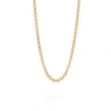 1pc Fashionable Stainless Steel Chain Necklace For Women For Daily Decoration - Yellow Gold - View 9