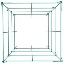 6 Pack Square Folding Tomato Cages 39" Plant Support Stake Tower PVCcoated Steel Tomato Cage Towers For Tomato Plants Eggplants Cucumber Climbing Plants And More - 11.8"x5pack - View 6