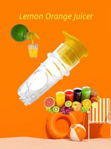 1PC Manual Lemon Squeezer - Handheld Citrus Press Juicer For Lemon, Lime, Orange - Easy Squeeze Kitchen Tool