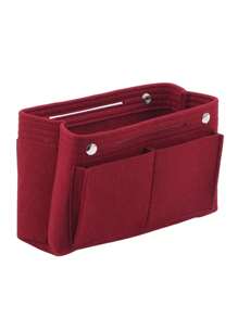 Multi-Compartment Organizer Bag With Multiple Pockets, Large Capacity Storage Pouch For Mobile Phone, Wallet, Keys, Etc. Suitable For Tote Bags, Desk Storage