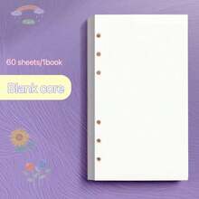 1 件 60 页 A6 透明可拆卸笔记本活页便携日记本，不含贴纸 - 彩色 - 查看 16