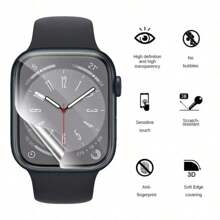 3 Pieces Screen Protector Film Compatible With Apple Watch Ultra 2 49mm 10 9 8 7 6 5 4 3 2 1 HD 49MM 46MM 40MM 41MM 42MM 45MM 44MM 38MM Screen Glass Protector Soft Shell