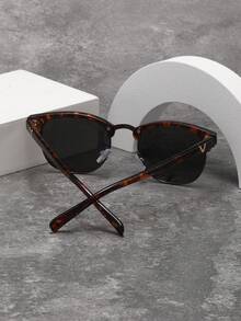 Unisex Retro Polarized Sunglasses, Metal Frame Fashion Eyewear, Classic Design For Outdoor Sports, Riding, Traveling, Beach, Driving, Fishing, Summer UV Protection - Multicolor - View 3