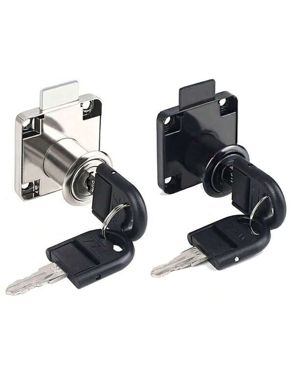 Set de 2 piezas/4 piezas de cerraduras de muebles con 2 llaves para puertas, ventanas, gabinetes, buzones, cajones, uso doméstico y de oficina