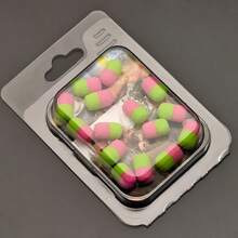 15pcs Artificial Carp Bait-Double Color Floating Fishing Beads For Carp Eurasian-Ideal Gift For Carp Angler