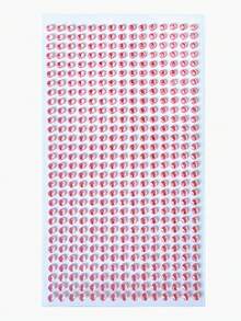 1入組水鑽什錦貼紙簡單多用途貼紙適用於DIY工藝品手冊拼貼卡片裝飾