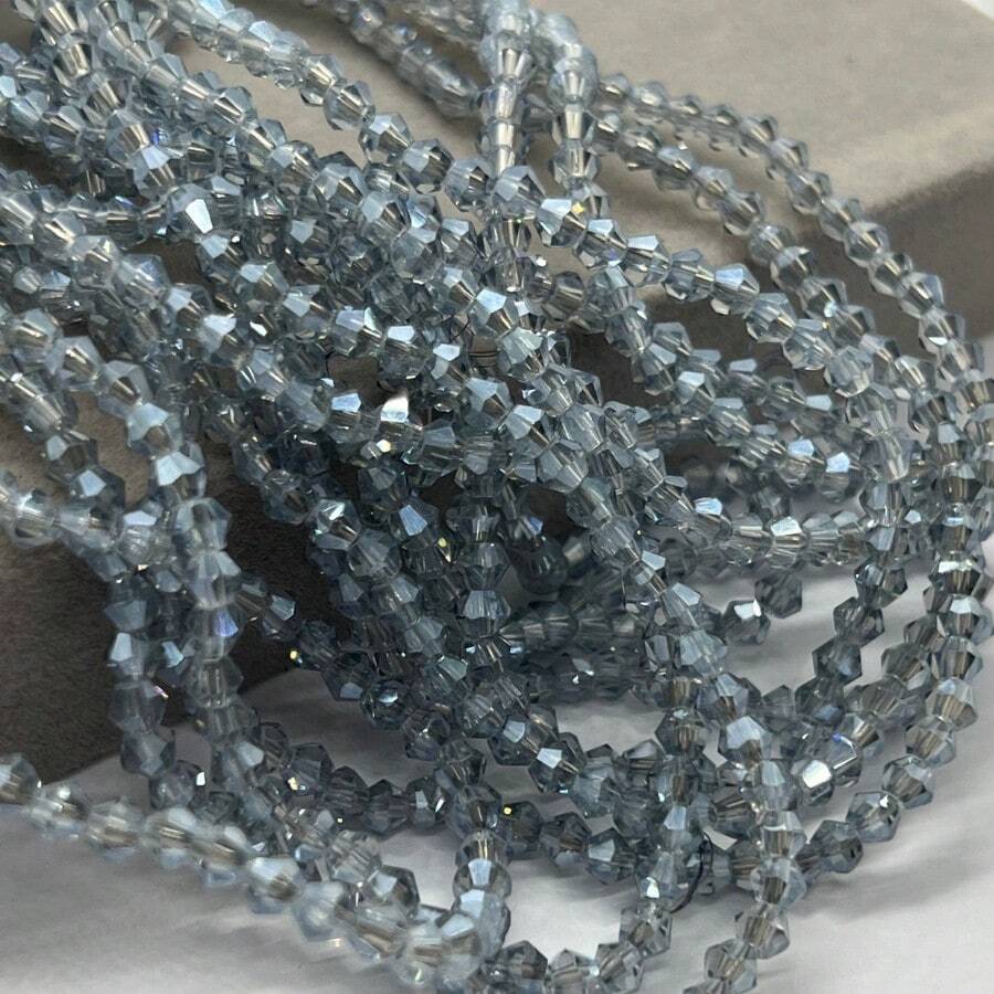 Crystal Balloon Strands 4mm Approx 87 Beads Per Strand For Jewelry - Diamond - View 1