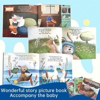 经典英文故事书，装帧精美，收录众多经典故事，让孩子们在精彩的故事中度过快乐的暑假时光，培养阅读兴趣和思维能力，并可作为开学季、圣诞节和新年礼物。