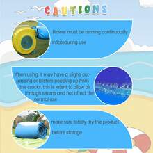15 Ft Inflatable Castle Water Slide For Kids, (With Blower), Backyard Inflatable Pool, Water Gun, 8-In-1 Game, Summer Fun Games, Dry Wet Use, 15 X 8 X 6 Ft - 彩色 - 查看 8