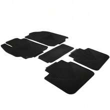 5PCS Floor Mats Custom Fit For 2012-2017 Toyotas' Camry, Latex Rubber All Seasons Weather Interior Carpets Black Cargo Liner By IKON MOTORSPORTS - 黑色 - 查看 5