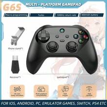 无线游戏手柄 1000Hz Hall 摇杆 适用于 Switch/PC/IOS/Android 游戏控制器 适用于 支持六轴陀螺仪涡轮 - 多色 - 查看 14