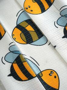 1 件条纹折叠门帘，无需钻孔，清新简约日式窗帘，适用于厨房、走廊、浴室、卧室，可悬挂窗帘杆 - 彩色 - 查看 8