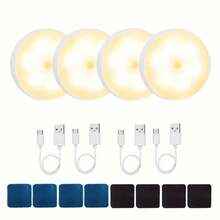 4pcs/2pcs Motion Sensor LED Night Light, Dynamic Sensor, Suitable For Hallway, Garden Stair, Wardrobe, Bedroom, Bedside, Can Be Mounted Anywhere - Multicolor - View 15