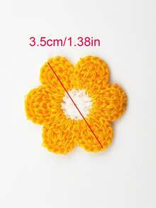 30 piezas/set Decoración de costura de bricolaje poliéster moderno de color mixto con diseño floral