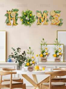 1PC Artificial Lemon Tree Real Mini Suitable For Home Kitchen Balcony Office Living Room Dining Table Decoration