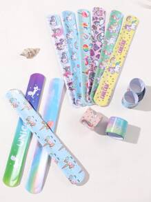 12 Pack Unicorn Bracelets For Kids, Hard Boys Girls Bracelets, Birthday Gifts, Party Prizes, Random Styles Back To School Gifts