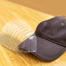 5pcs/10pcs Plastics Baseball Caps Inserts Shapers WhiteSmoke Hat Inner Support Baseball Bump Cap Holder Flexible Long Lasting Hat Shaper Universal Cap Inner Liner For Home Store Display Stand - Multicolor - View 8