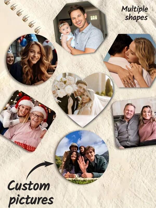 1pc Customized Magnetic Photo Fridge Sticker, Various Shapes, Perfect Gift To Preserve Memories Of Family, Friends And Loved Ones,Multi-Functional,Durable,Ornamental,Reusable,Exquisite,Stylish,High-Quality,Colorful,Modern,Custom,Personalized,Unique,Ideal Gifts For Him,Ideal Gifts For Her,Boyfriend,Dad,Girlfriend,Mom,Family,Friends,Tea Room,Home,Garden,Office,For Anniversaries,For Valentine's Day,For Mother's Day,For Birthdays,For Father's Day,For Graduation,For Weddings,For Housewarming