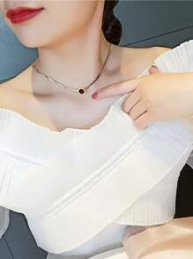 1 Set Elegant Minimalist Fashion Roman Coin & Serpentine Stainless Steel Necklace, Bracelet & Earrings Jewelry Set, Suitable For Women's Daily Outfit Or Commuting Style, Great Gift For Mother's Day